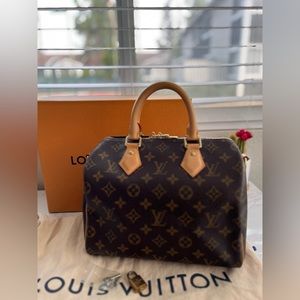 Louis Vuitton Speedy 25 Bandouliere monogram